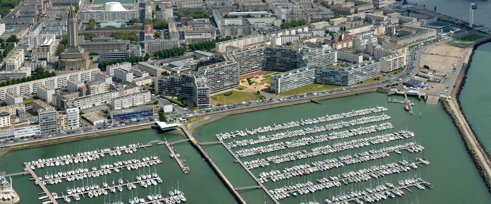 Front de mer, port de plaisance, Le Havre