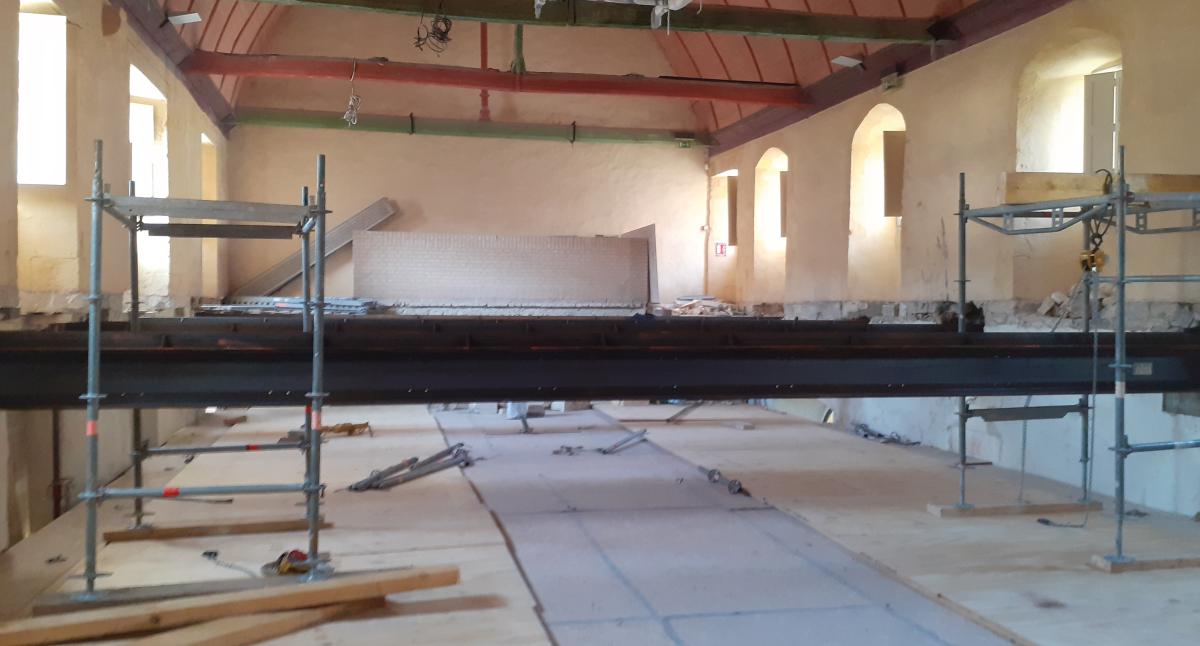 Travaux abbaye Montivilliers