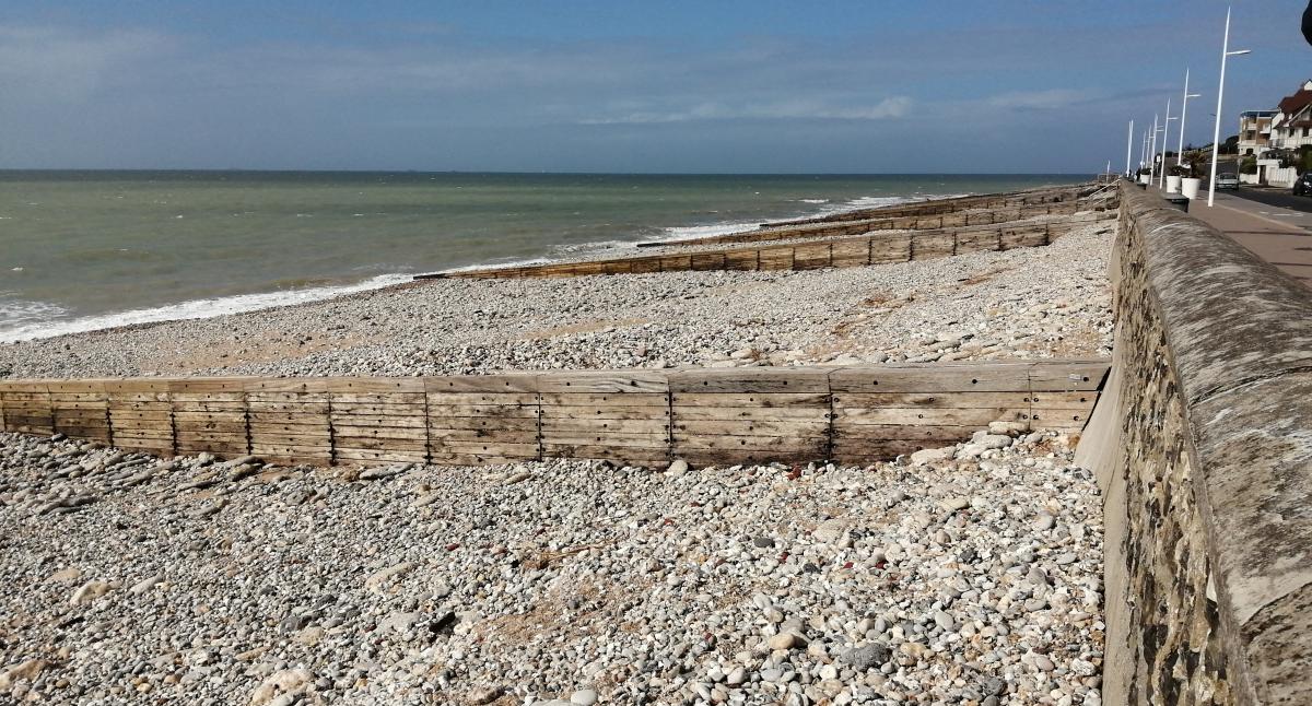 Front de mer Sainte-Adresse - Epis et galets