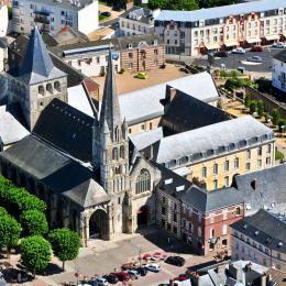 Abbaye de Montivilliers vue du ciel