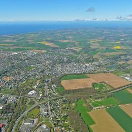 Vue aérienne Le Havre Seine Métropole