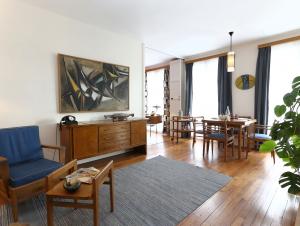 Salon et salle à manger de l'Appartement témoin Perret, Le Havre