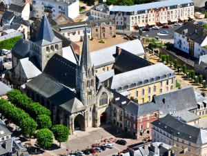 Abbaye de Montivilliers vue du ciel