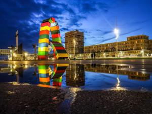 Catène de containers de Vincent Ganivet, Le Havre