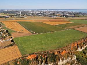 Champs sur le plateau de la pointe de Caux