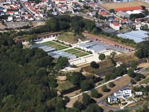 Vue aérienne du fort de Sainte-Adresse