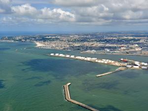 Jonction entre le grand canal et le canal de Tancarville