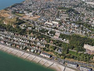 Vue aérienne du Nice-Havrais à Sainte-Adresse