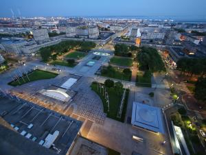 Vue depuis la tour de l'Hôtel de ville, Le Havre