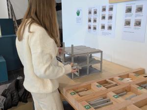 Expo Phileas - maquette poteaux-poutres