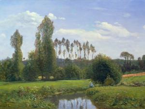 Claude Monet, vue prise à Rouelles