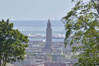 Vue sur l'église Saint-Joseph, Le Havre