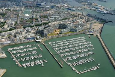 Front de mer, port de plaisance, Le Havre