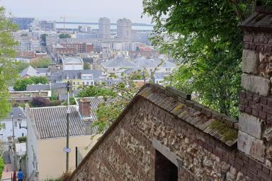 Vue depuis l'escalier Beasley, Le Havre