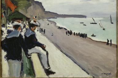 La plage de Fécamp, Albert Marquet  1906 CENTRE POMPIDOU