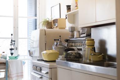 Cuisine de l'Appartement témoin Perret 