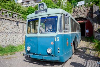 Tunnel Sainte-Marie et trolleybus, Le Havre