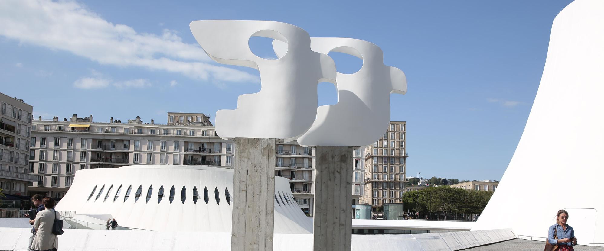 Sculpture Les oiseaux de Marianne Peretti, Le Havre