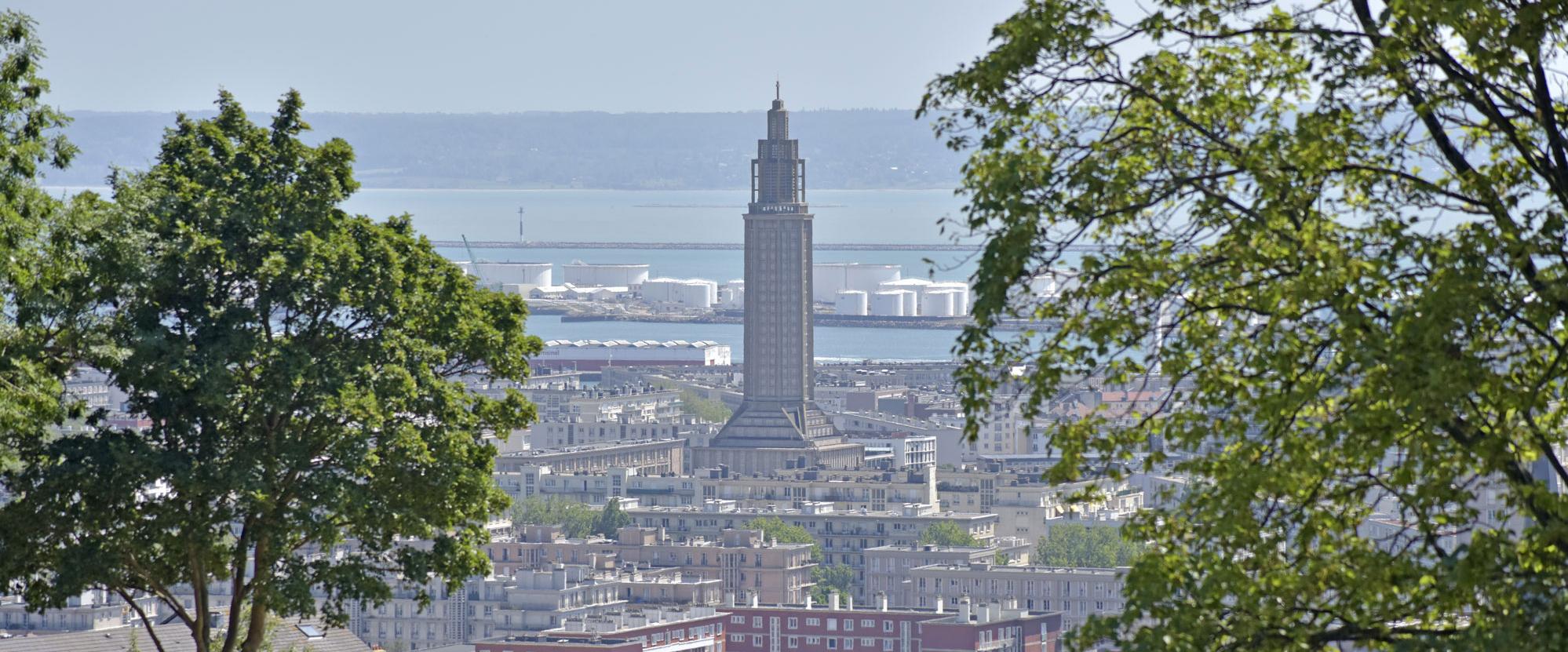 Vue sur l'église Saint-Joseph, Le Havre