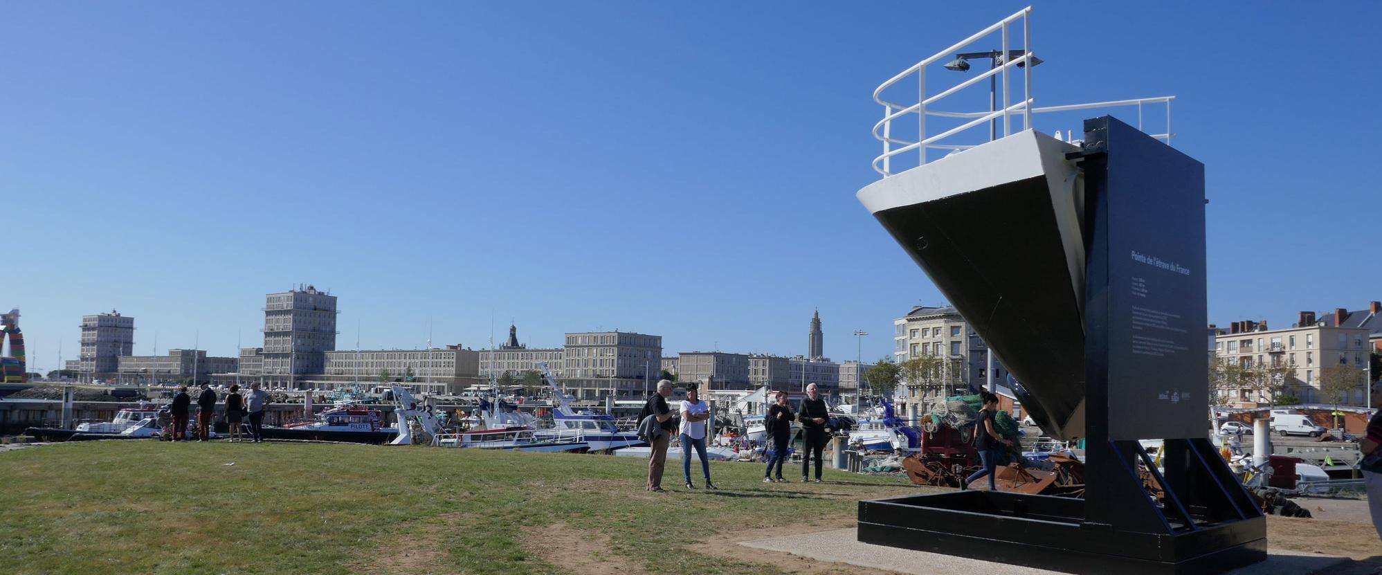 Nez du paquebot France, Le Havre