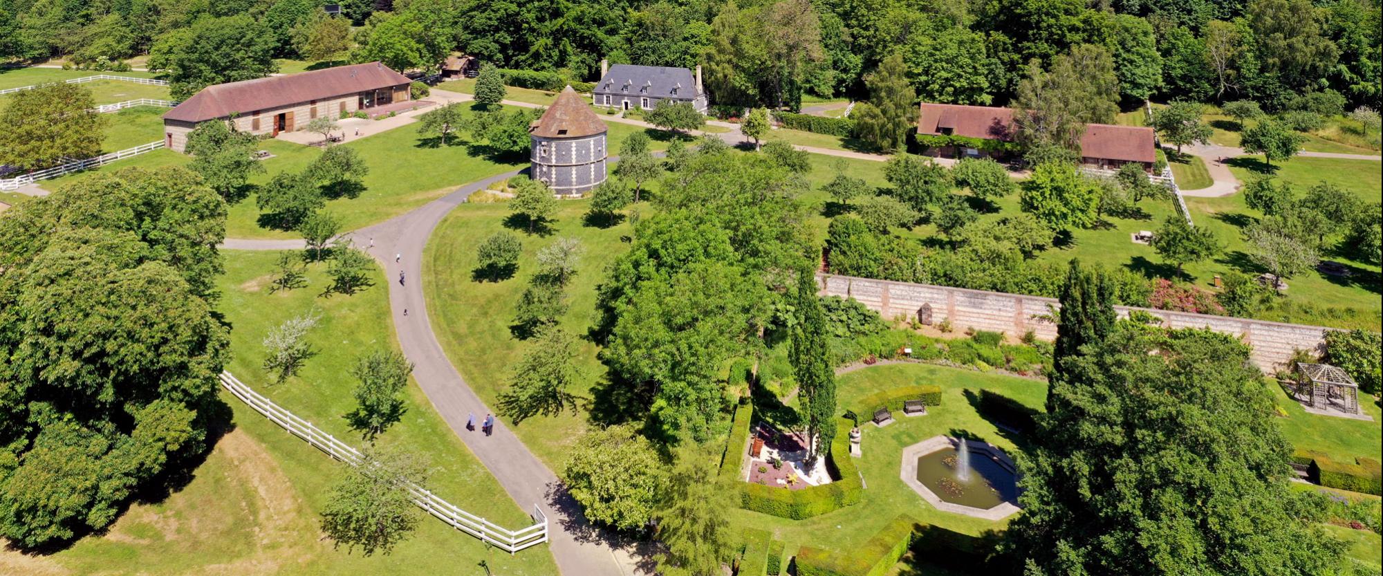 Vue panoramique du parc de Rouelles