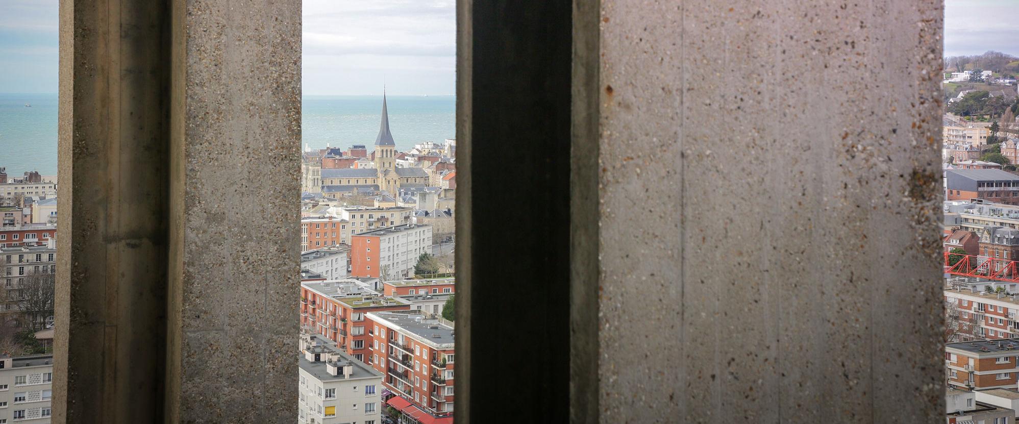 Vue depuis la tour de l'Hôtel de ville, Le Havre