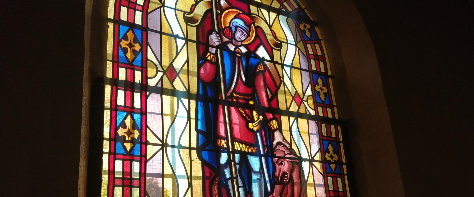 Vitrail église de Fontenay