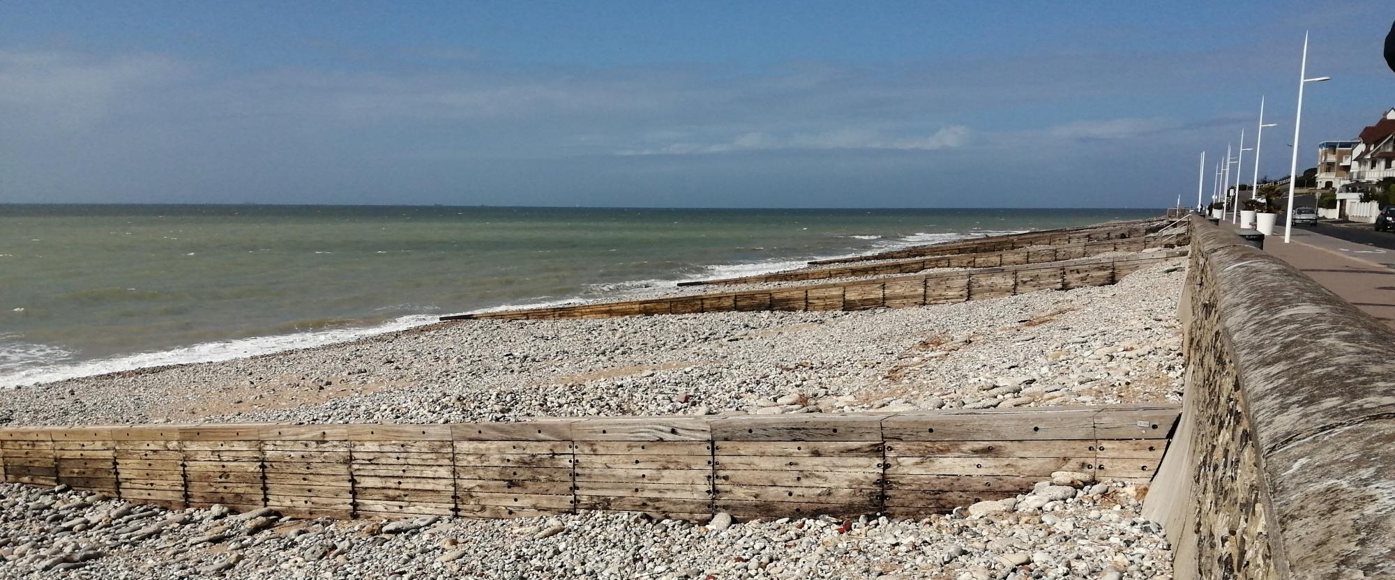 Front de mer Sainte-Adresse - Epis et galets
