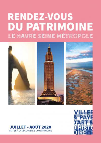 Rendez-vous du patrimoine - Le Havre Seine Métropole - Juillet à août 2020
